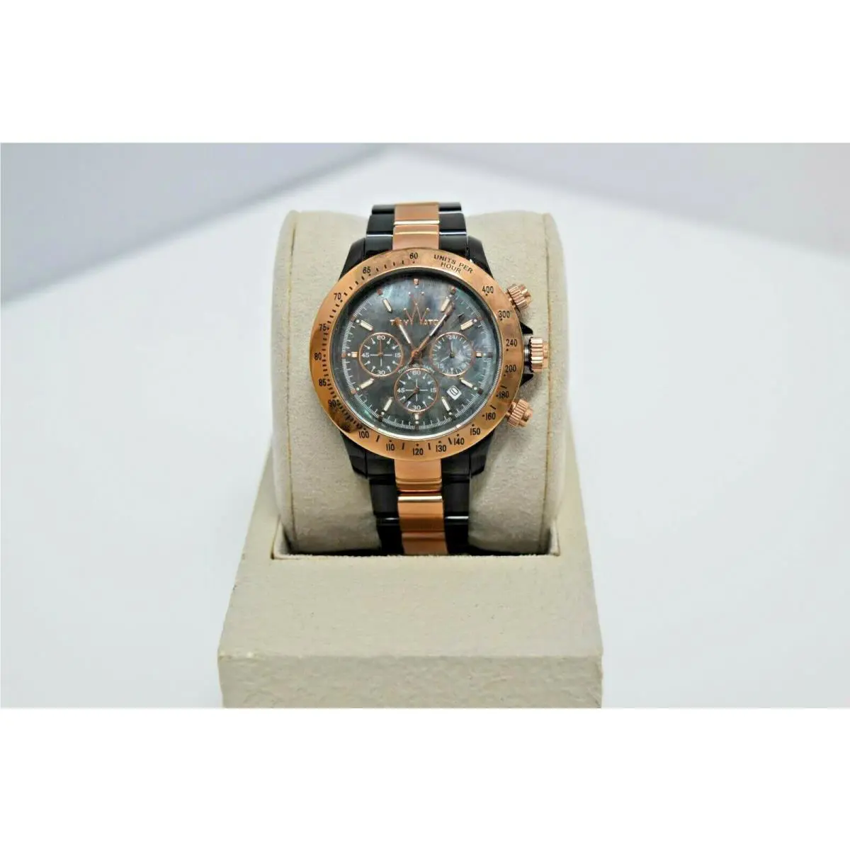 Toy Watch Plasteramic Chrono Rose Gold Black 11228-RG Watch