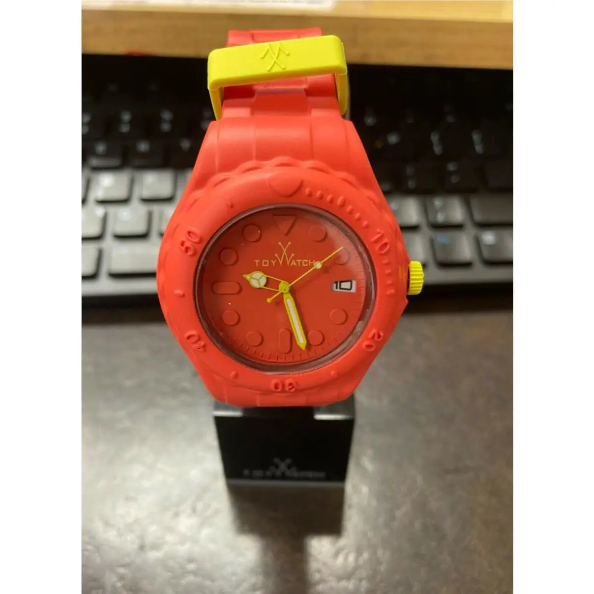Toywatch Coral Yellow Silicone Watch