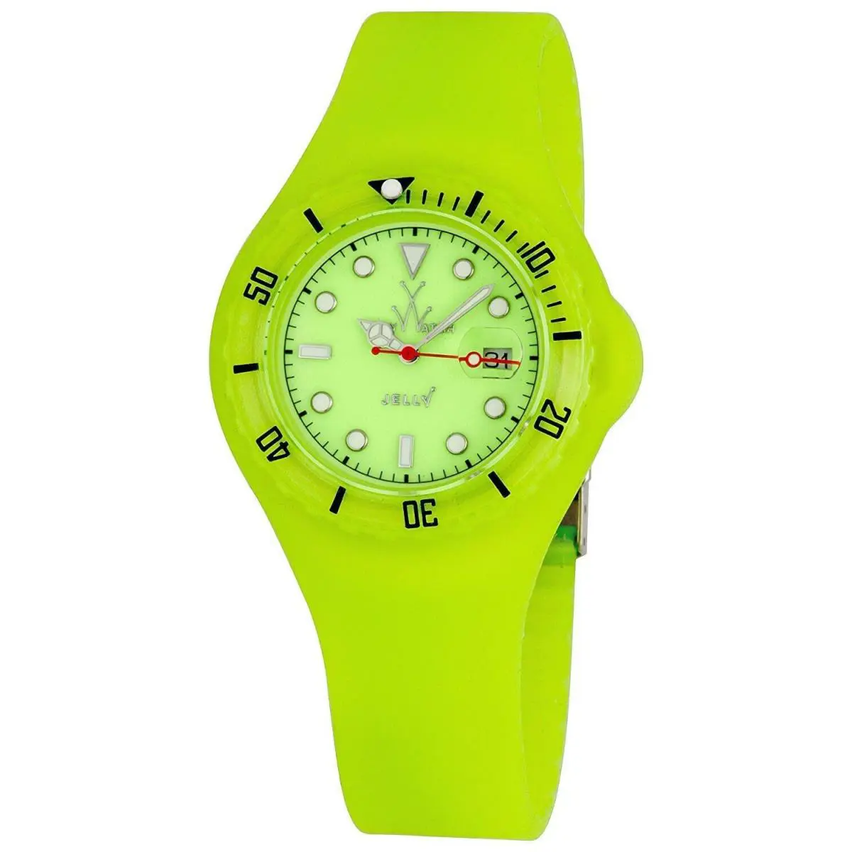 Toywatch Unisex Yellow Dial Yellow Rubber Strap Quartz Watch JYD06YL by ToyWatch