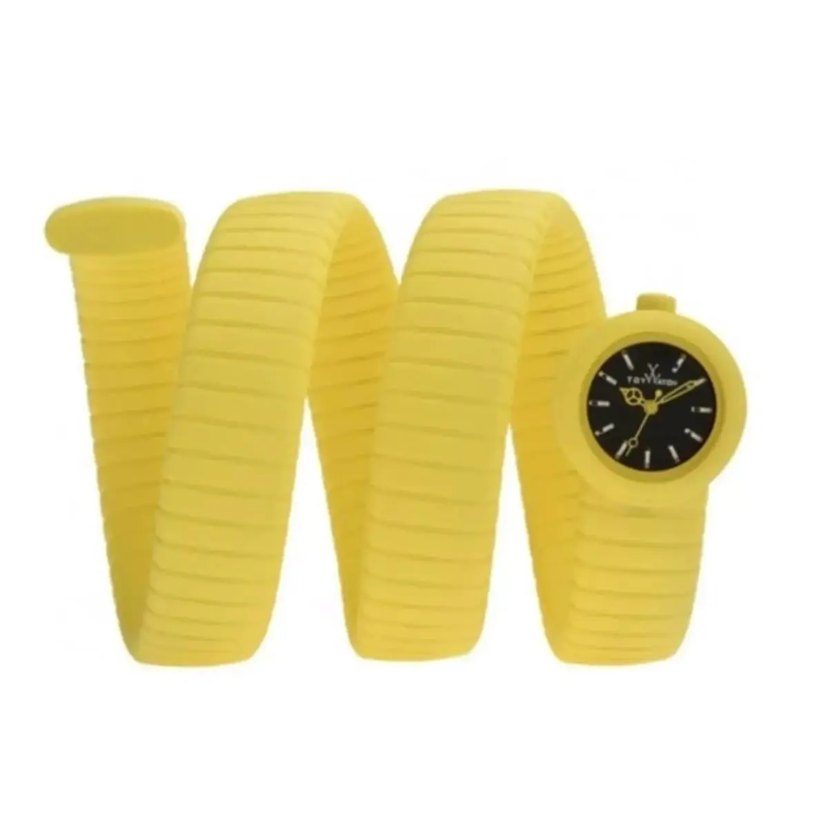 Toy Watch L112157 Women`s Yellow Silicone Toyviper 26mm Wrap Watch by ToyWatch