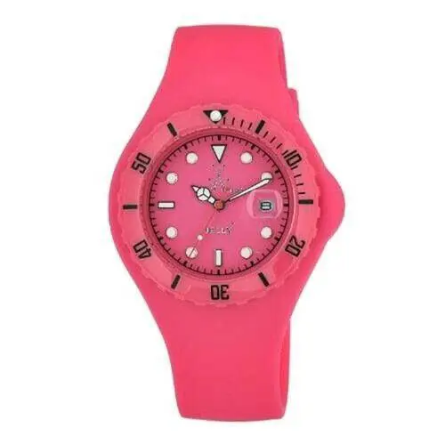 Toywatch JTB04PS Women`s Jelly Quartz Pink Dial Watch by ToyWatch