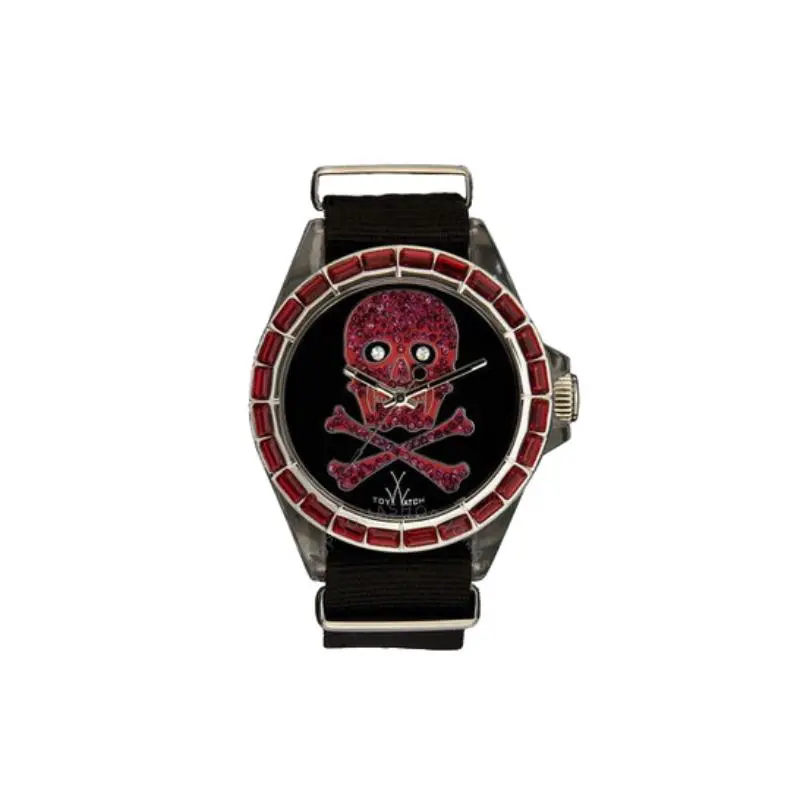 Toywatch Toy Skull Black Dial Nylon Strap Unisex Watch SB02BK by ToyWatch