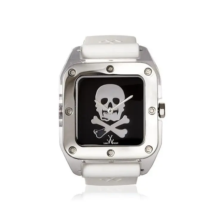Toywatch Toy Watch Top Black Bottom White Crystal Dual Face Dial Unisex Watch TW by ToyWatch