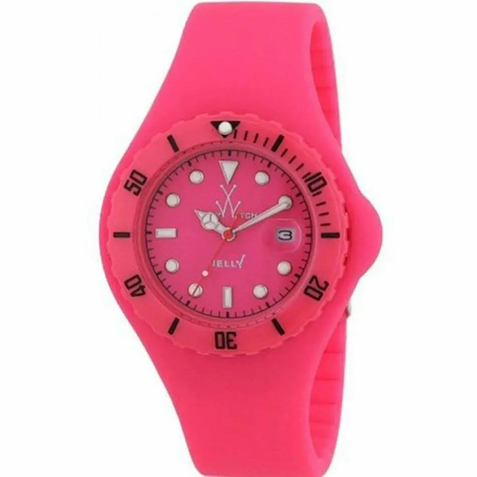Toywatch Women`s JY04PS Quartz Pink Jelly Collection Watch