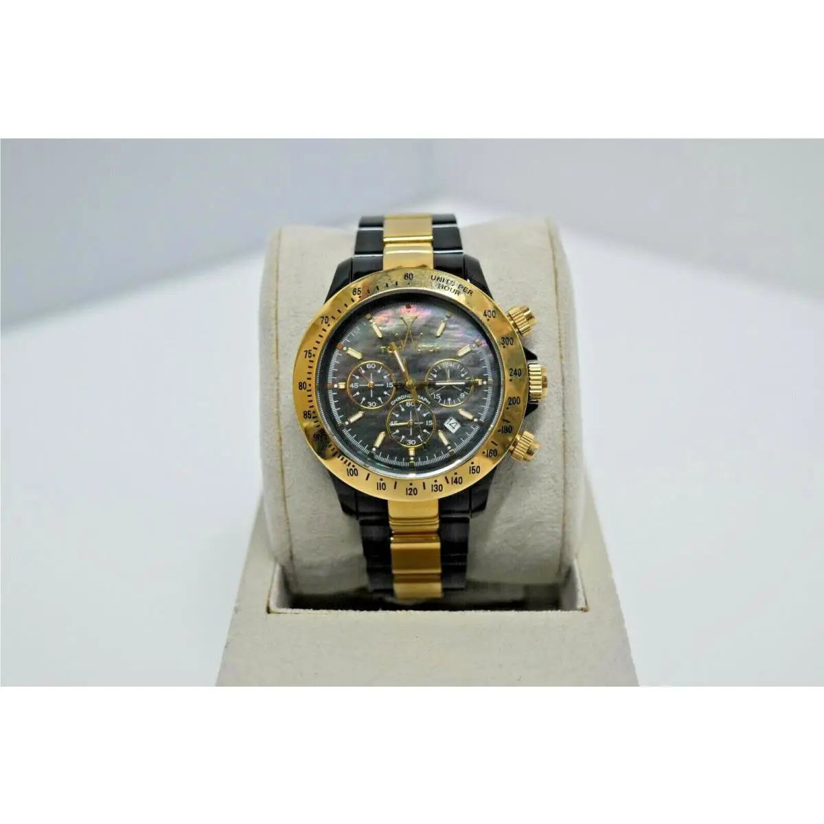 Toy Watch Plasteramic Chrono Gold Black 11218-GD Watch