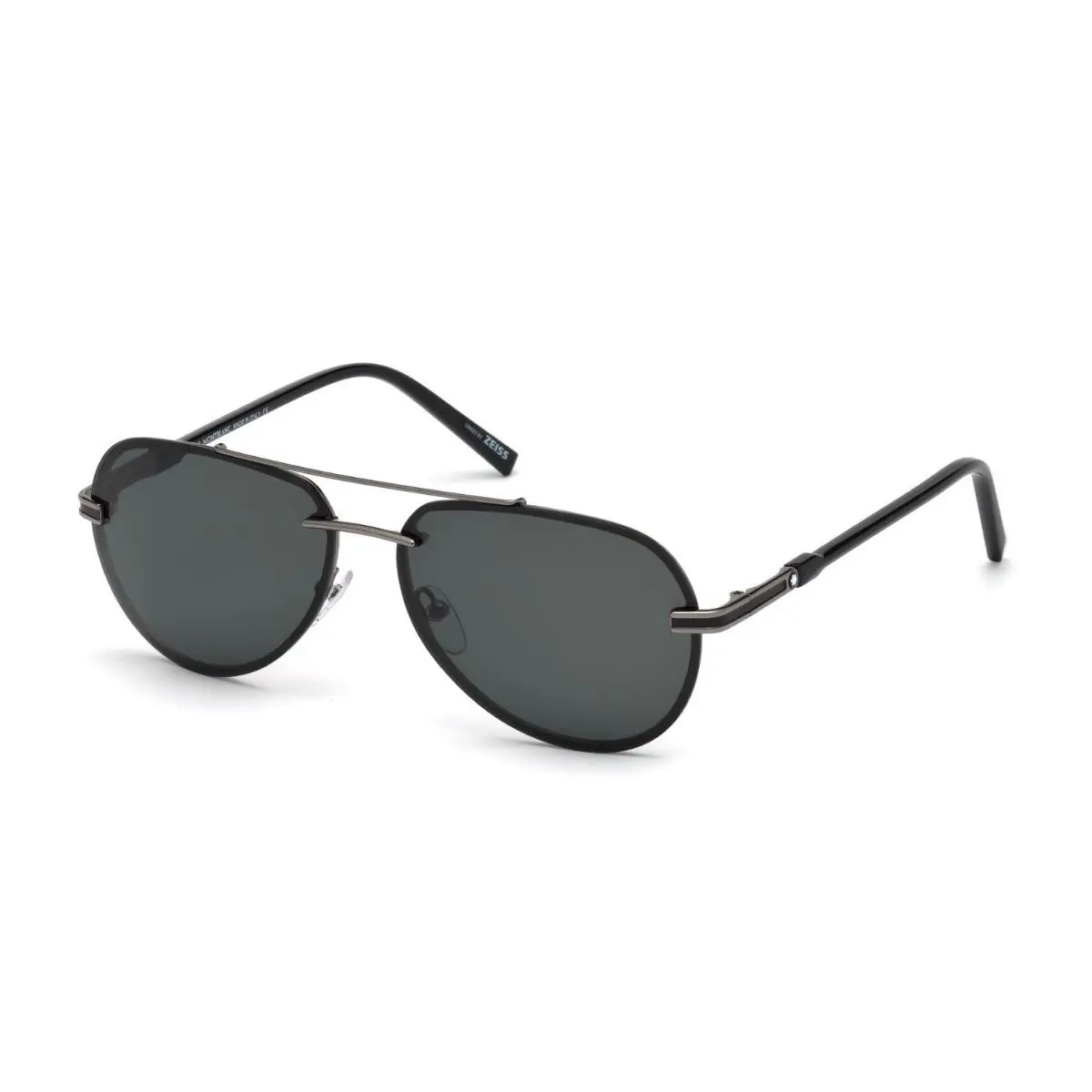 Montblanc Brand Aviator Pilot Sunglasses MB643S 08A Italy MB643S-08A