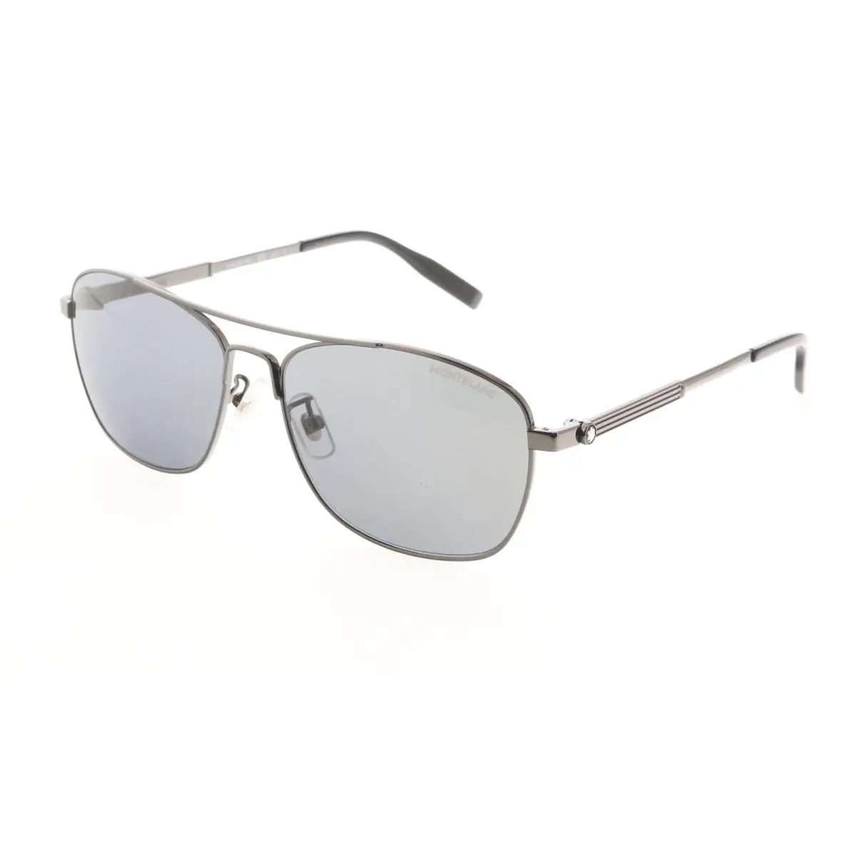 Montblanc MB0026S-005 Ruthenium Aviator Sunglasses