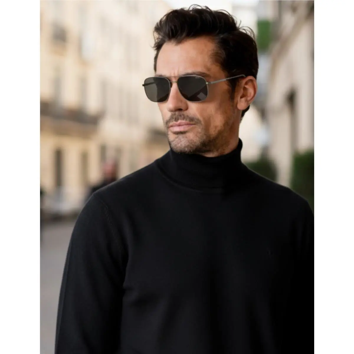Montblanc MB0026S-005 Ruthenium Aviator Sunglasses