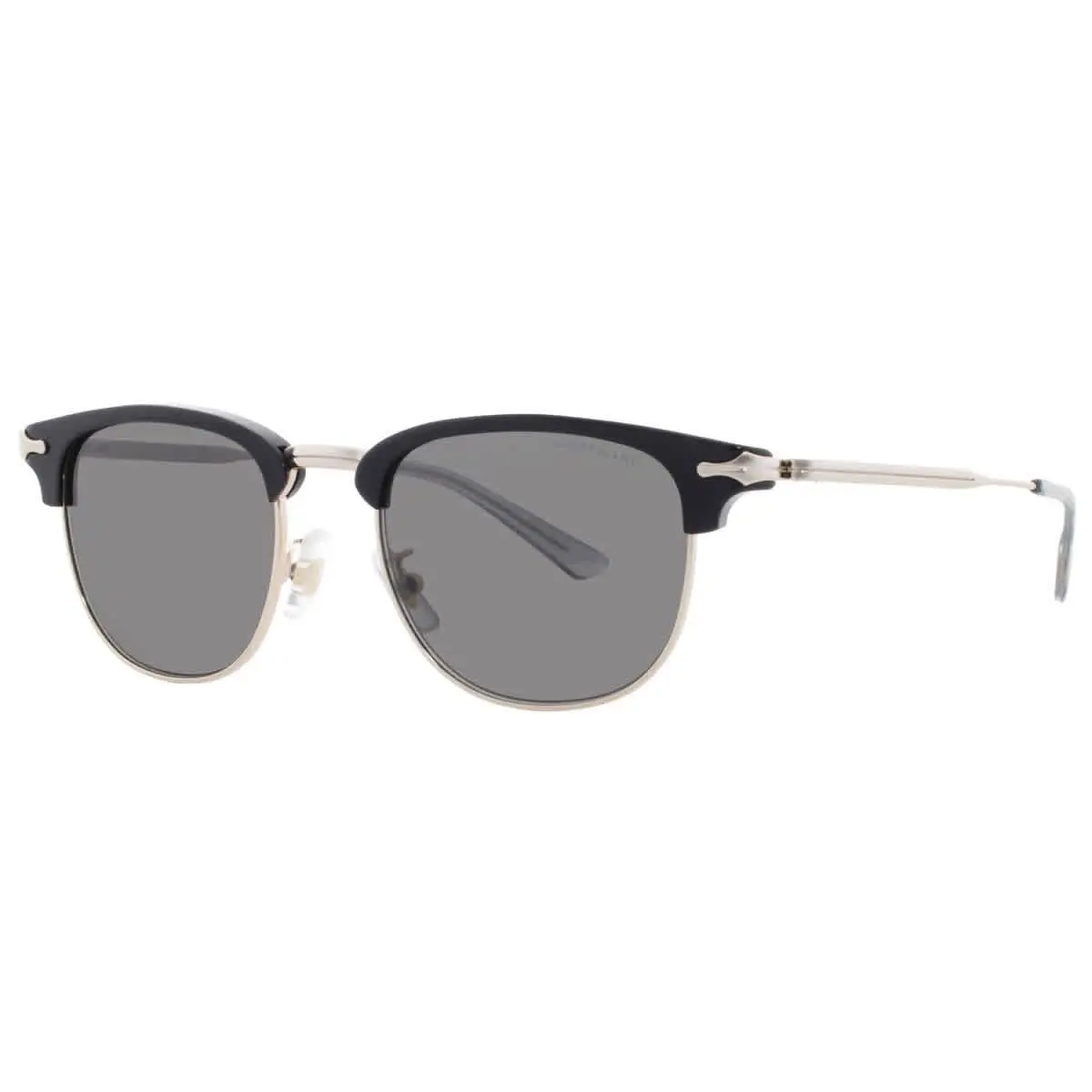 Montblanc Grey Square Men`s Sunglasses MB0364S 001 49 MB0364S 001 49