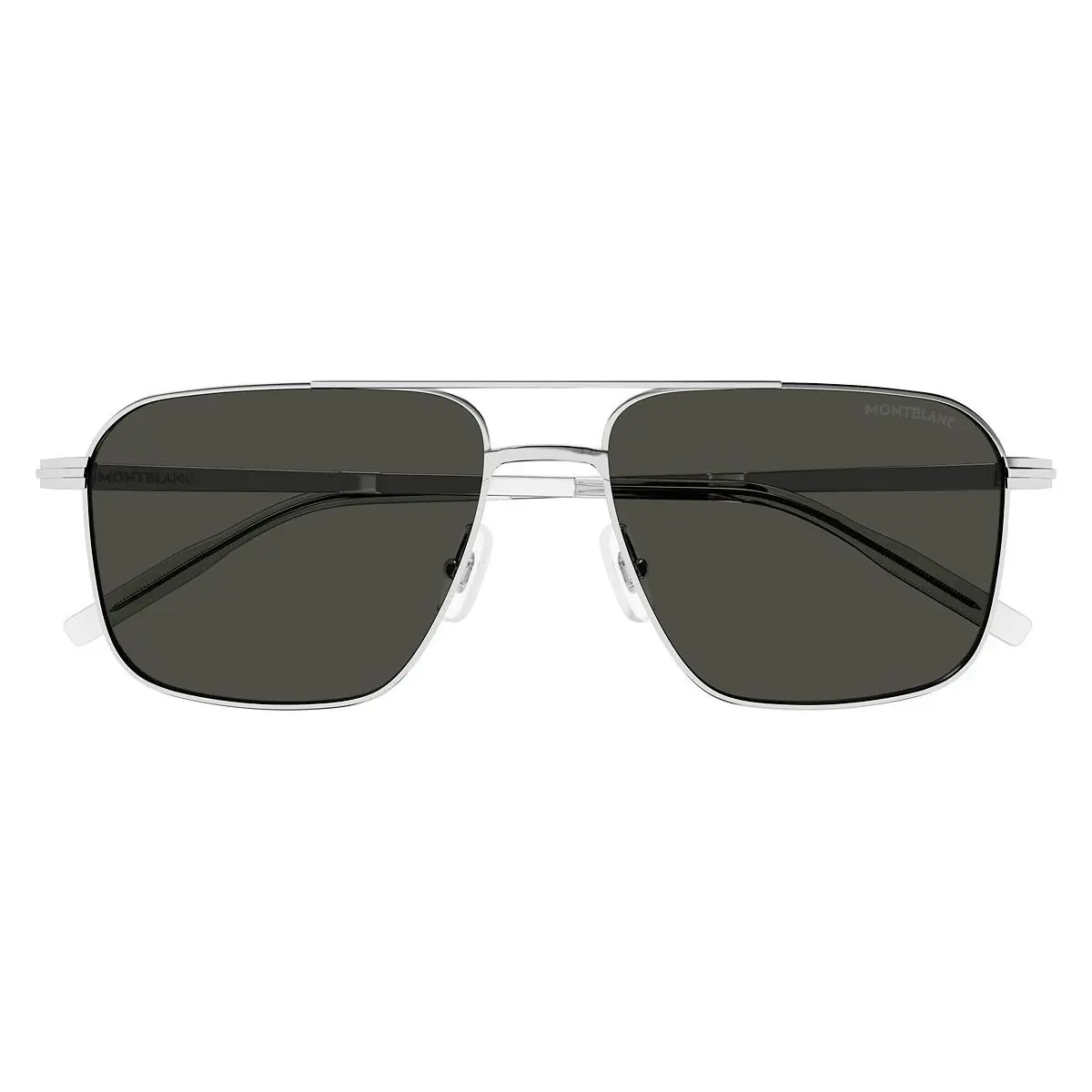 Montblanc MB0278S Sunglasses Men Silver / Gray 56mm