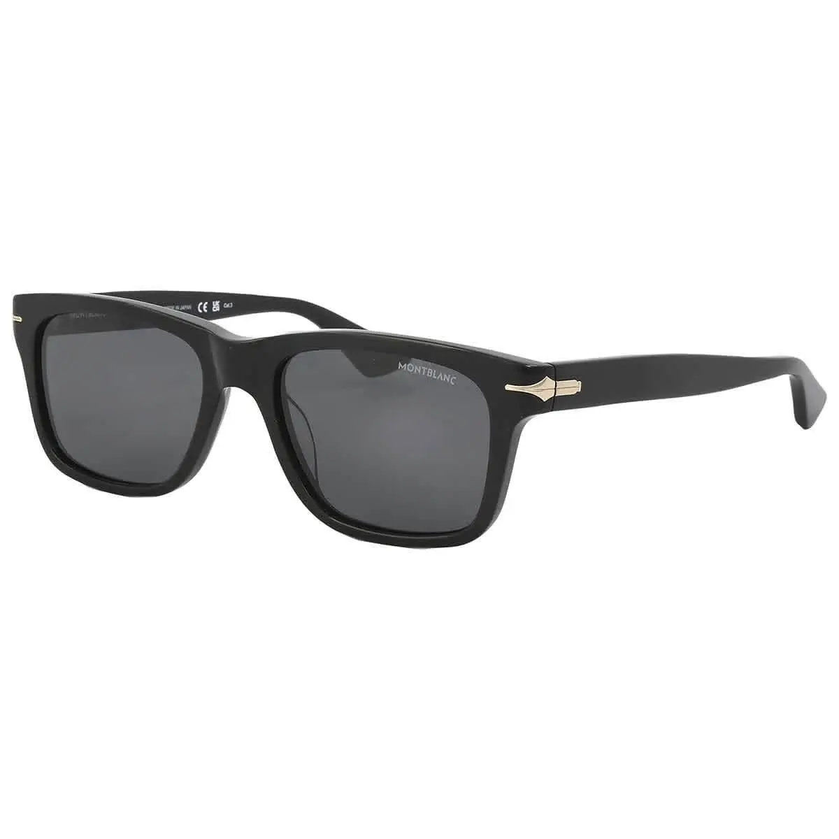 Smoke Square Men`s Sunglasses MB0263S 001 54 MB0263S 001 54 by Montblanc