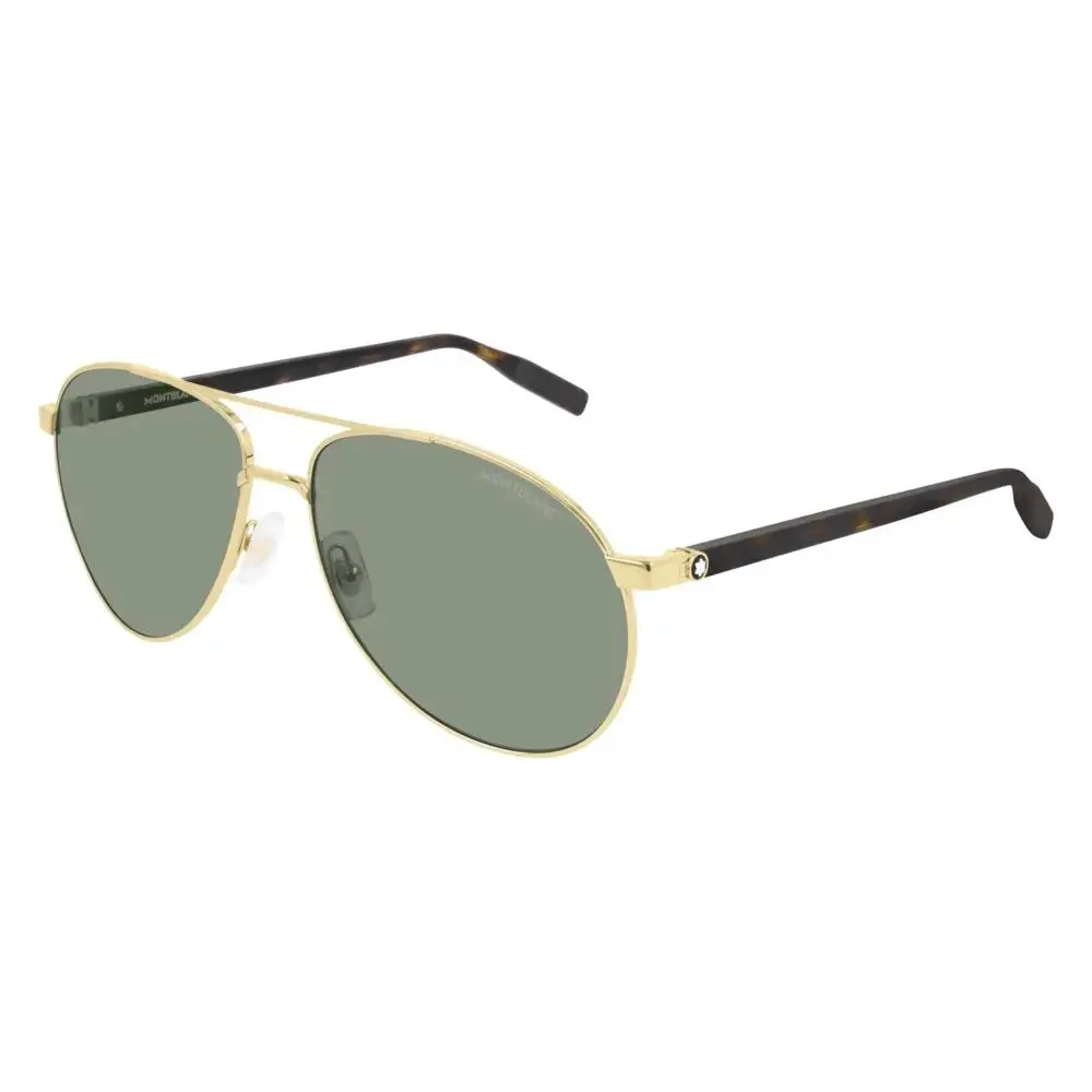 Montblanc R2816 Gold/havana Pilot Sunglasses MB0054S 60mm