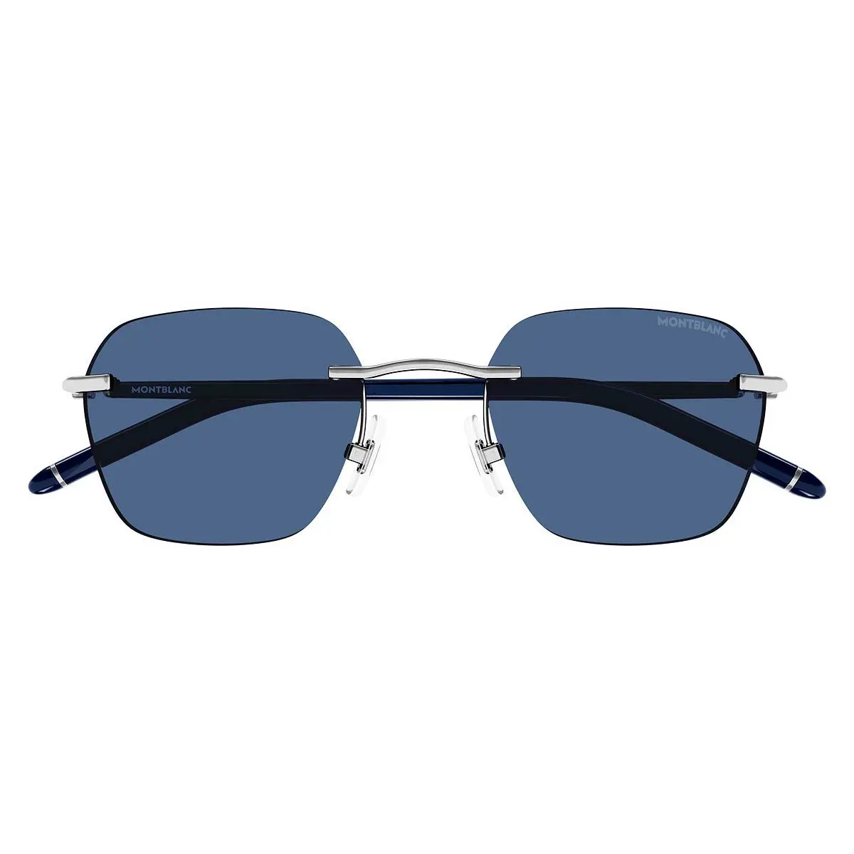 Montblanc MB0270S Sunglasses Men Silver/blue / Blue 51mm