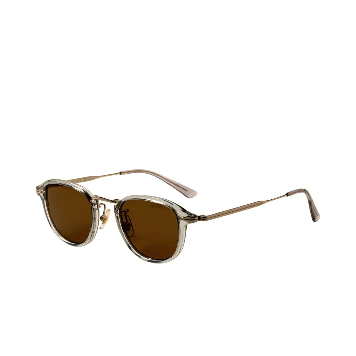 Men`s 48 mm Grey Gold Sunglasses MB0336S-003-48 by Montblanc