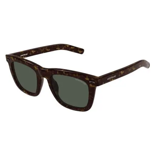 MB 0226S Sunglasses 002 Havana by Montblanc