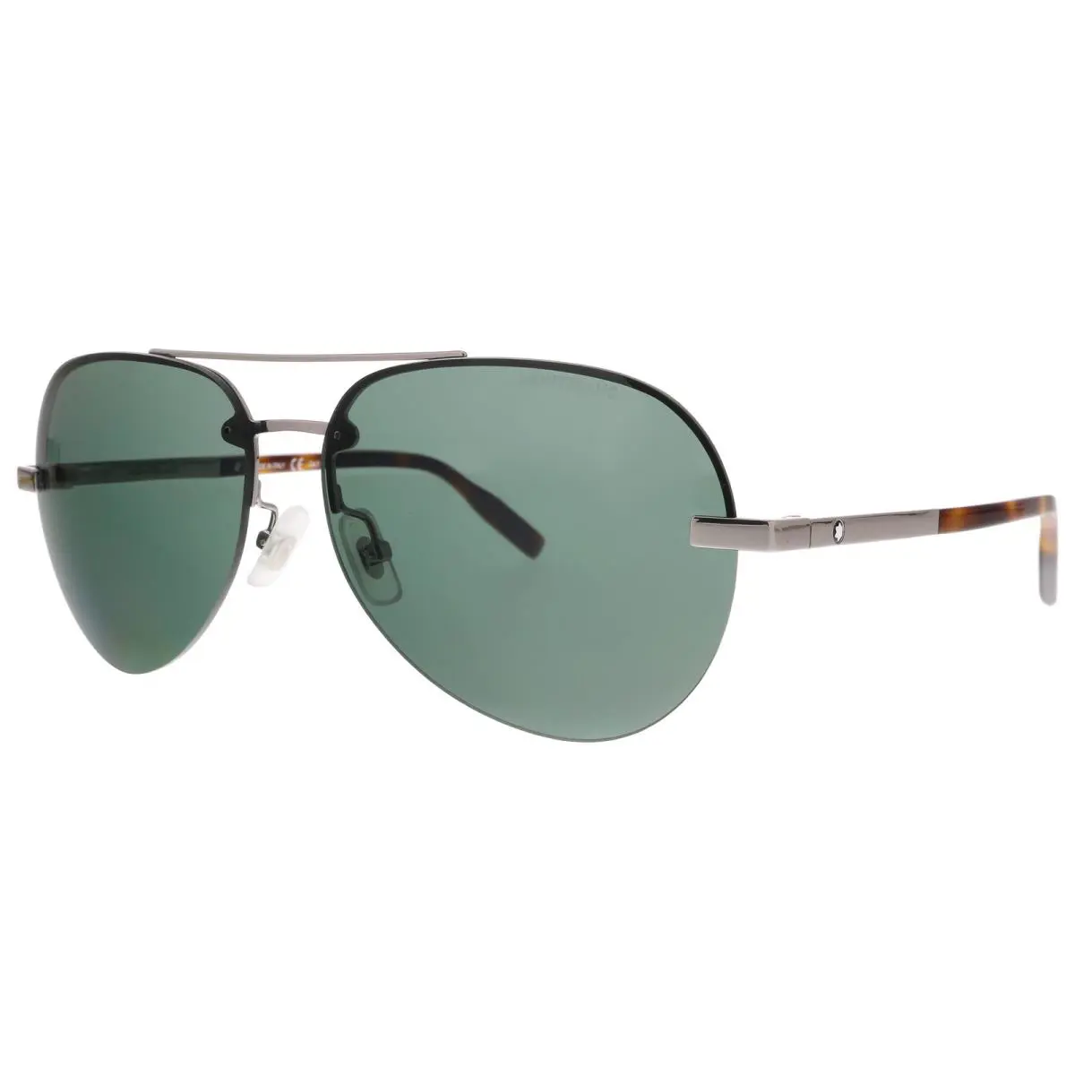 Montblanc MB0018S-007 Havana Aviator Sunglasses