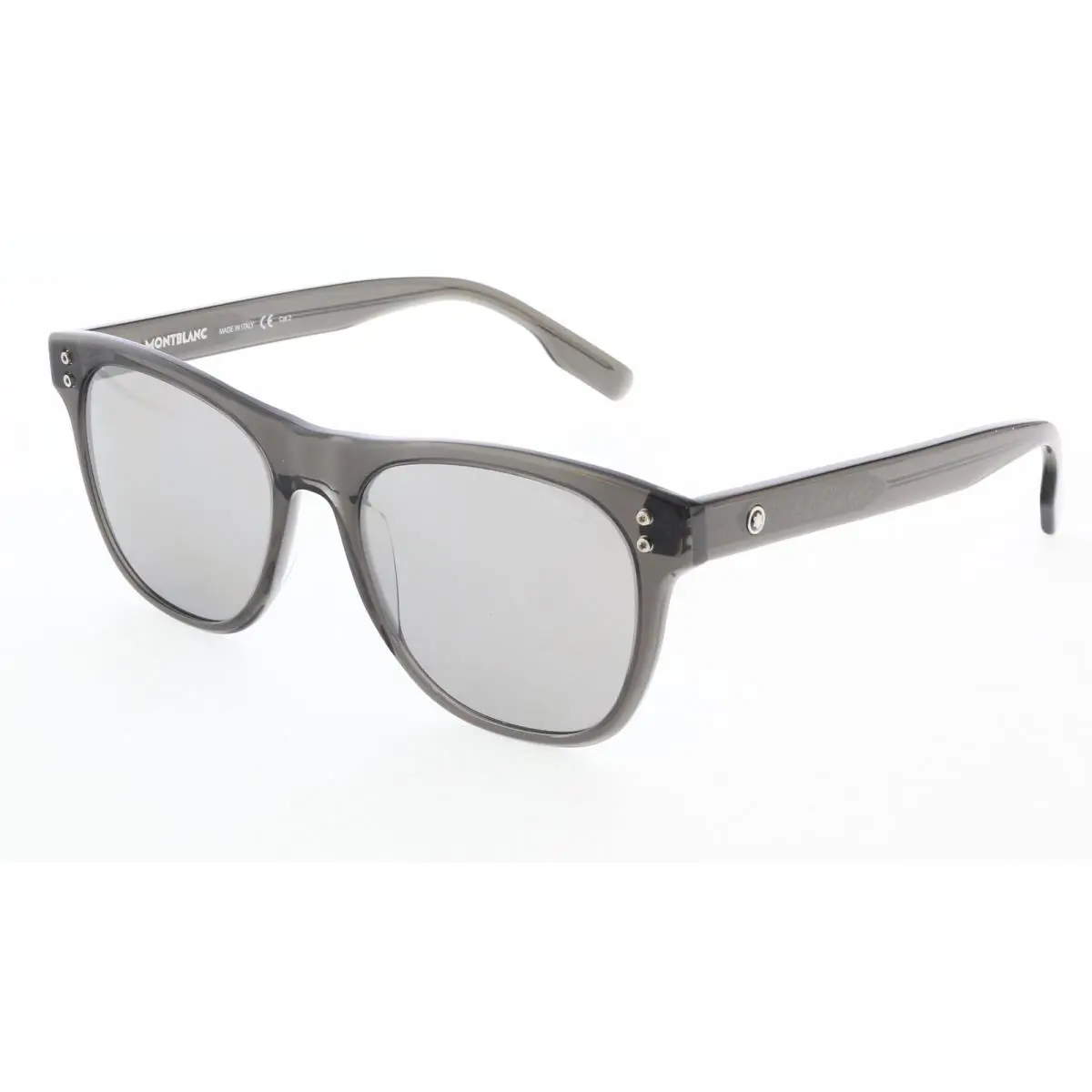 Montblanc MB0124S-003 Grey Square Sunglasses
