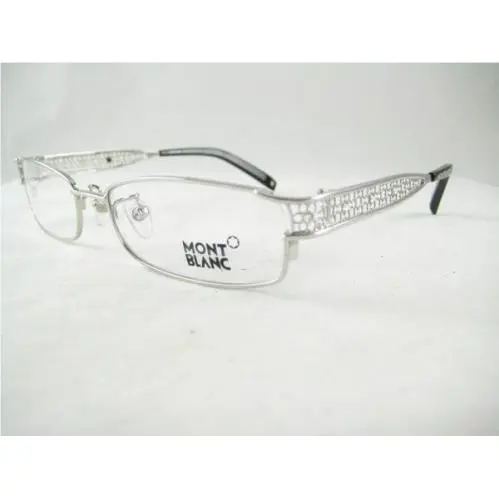Montblanc Mont Blanc MB 152 Optical Eyeglasses Shiny Ruthenium MB152-A92