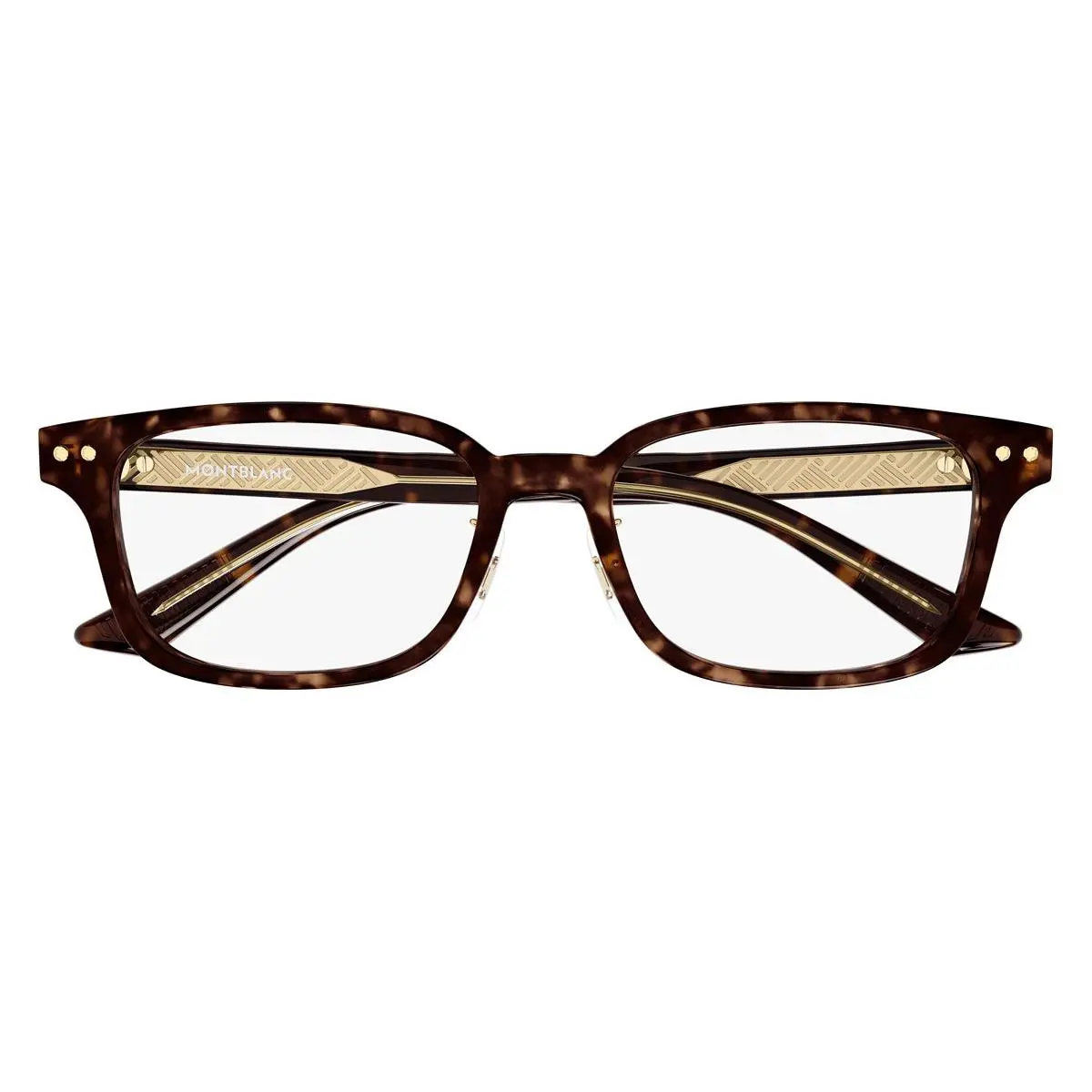 Montblanc MB0379OJ Eyeglasses Male Havana 53mm