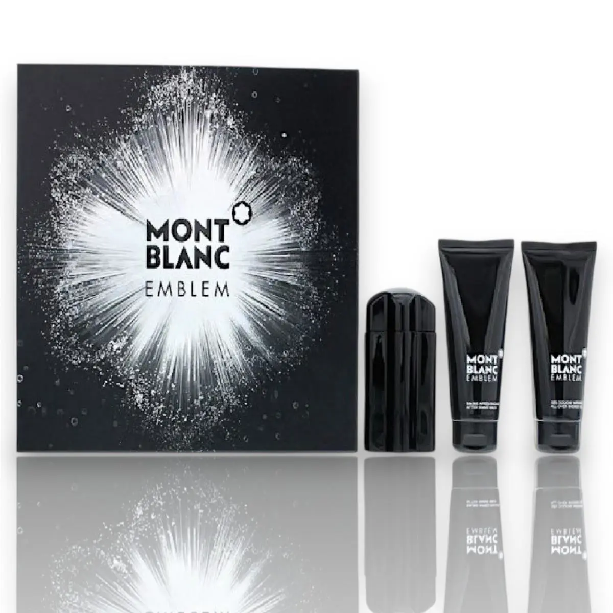 Montblanc Emblem by Mont Blanc 3Pc`s Set Eau De Toilette After Shave Shower Gel 3.3 oz /ea