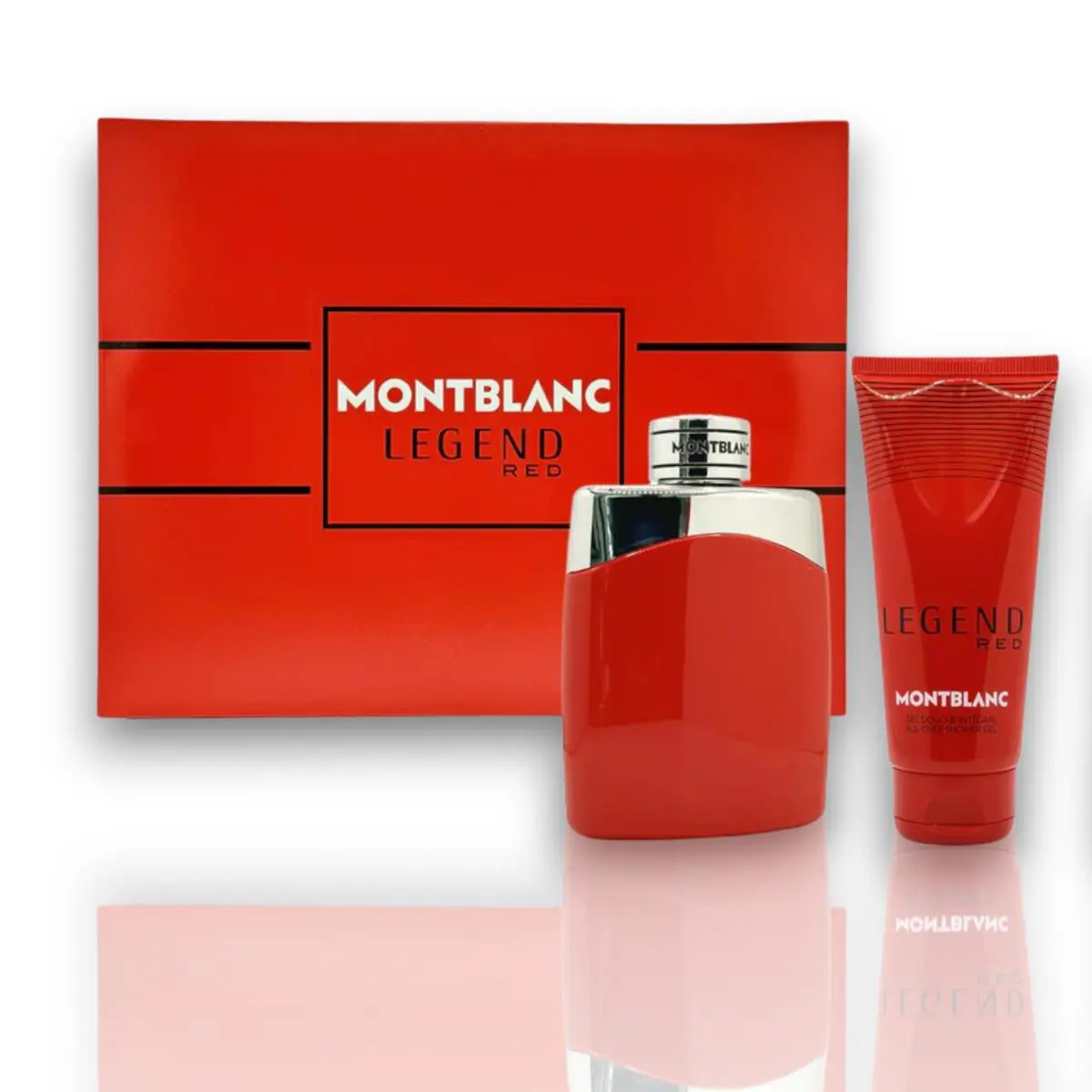 Montblanc Mont Blanc Legend Red 1.7 OZ Edp + 3.3 OZ Shower Gel 2PC Set