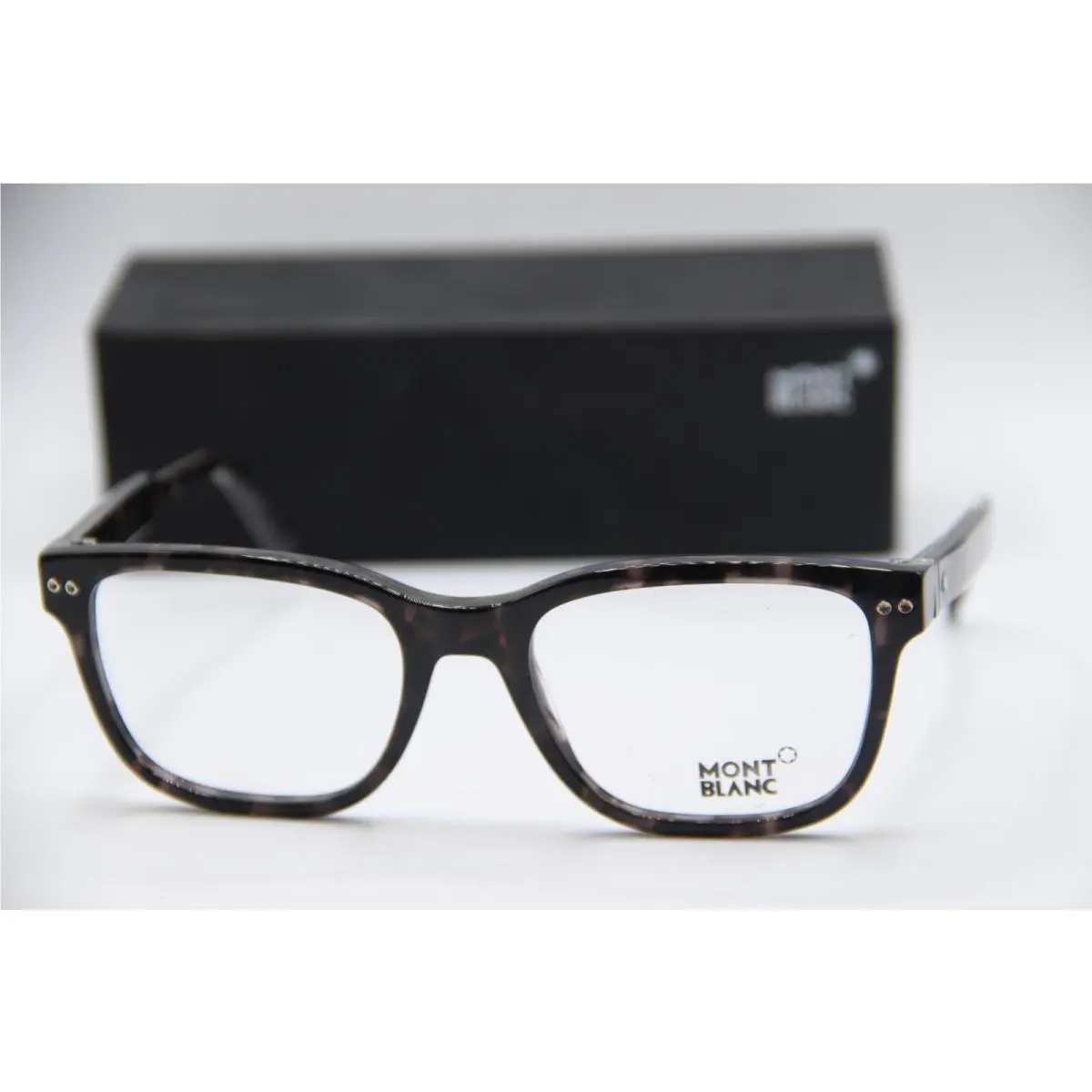 Montblanc MB 705 055 Grey Tort Designer Eyeglasses W/case 54-19