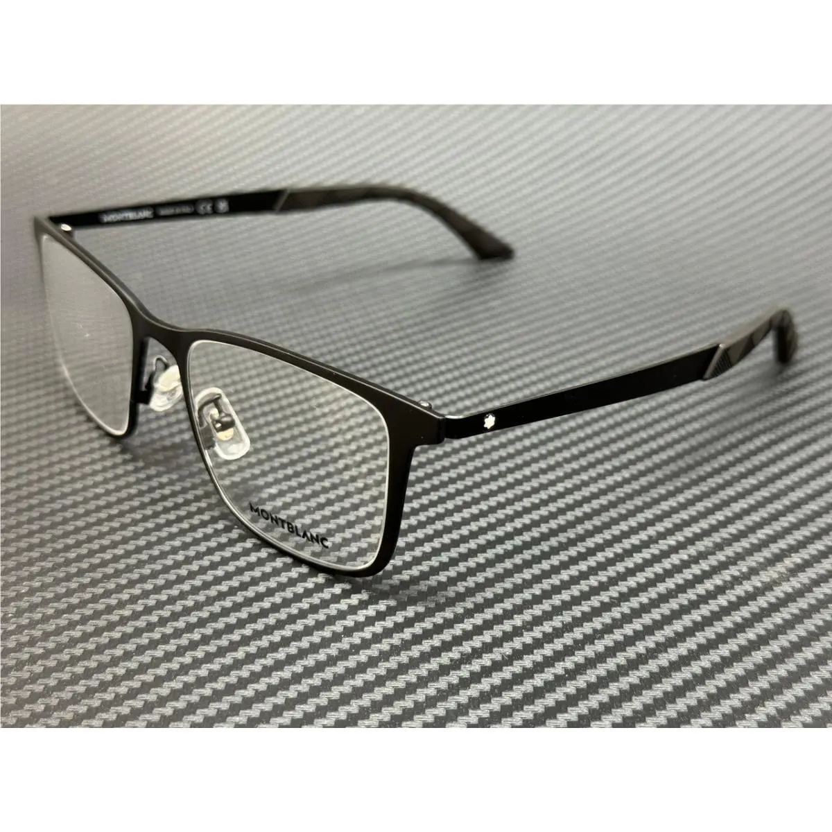 Montblanc Mont Blanc MB0334O 001 Matte Black Small 53 mm Eyeglasses
