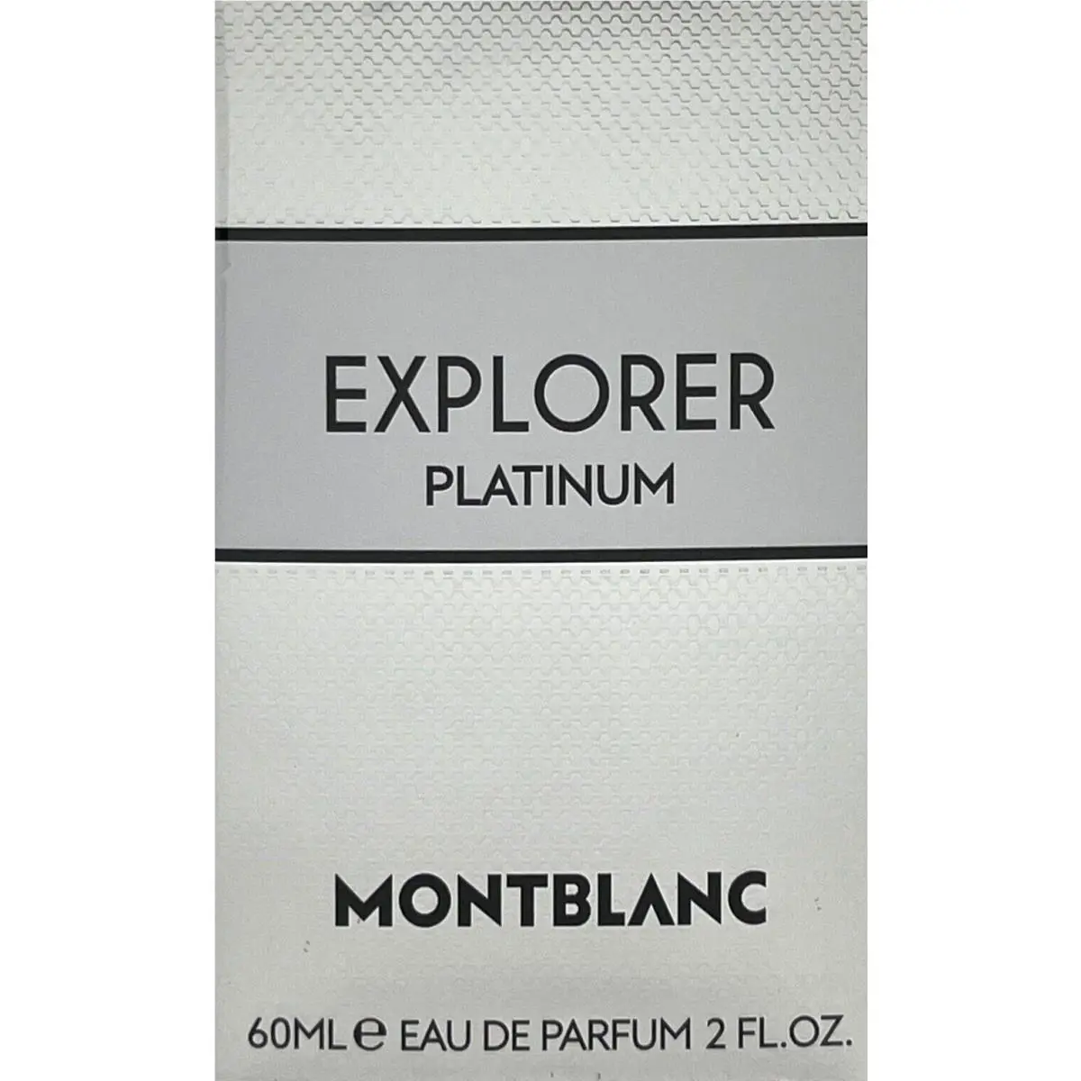Montblanc Mont Blanc Explorer Platinum Eau DE Parfum For Men 2.0 Oz / 60 ml