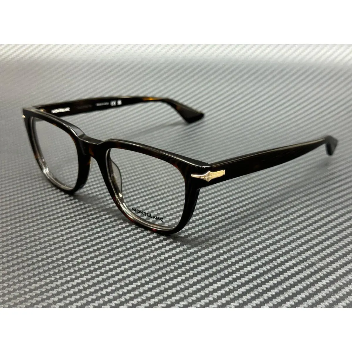 Montblanc Mont Blanc MB0305O 002 Havana Men`s Medium 51 mm Eyeglasses
