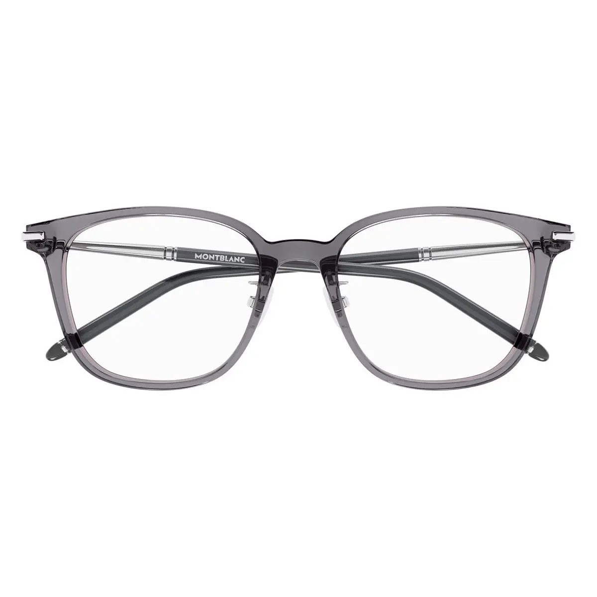 Montblanc MB0247OK Eyeglasses Men Gray Square 54mm