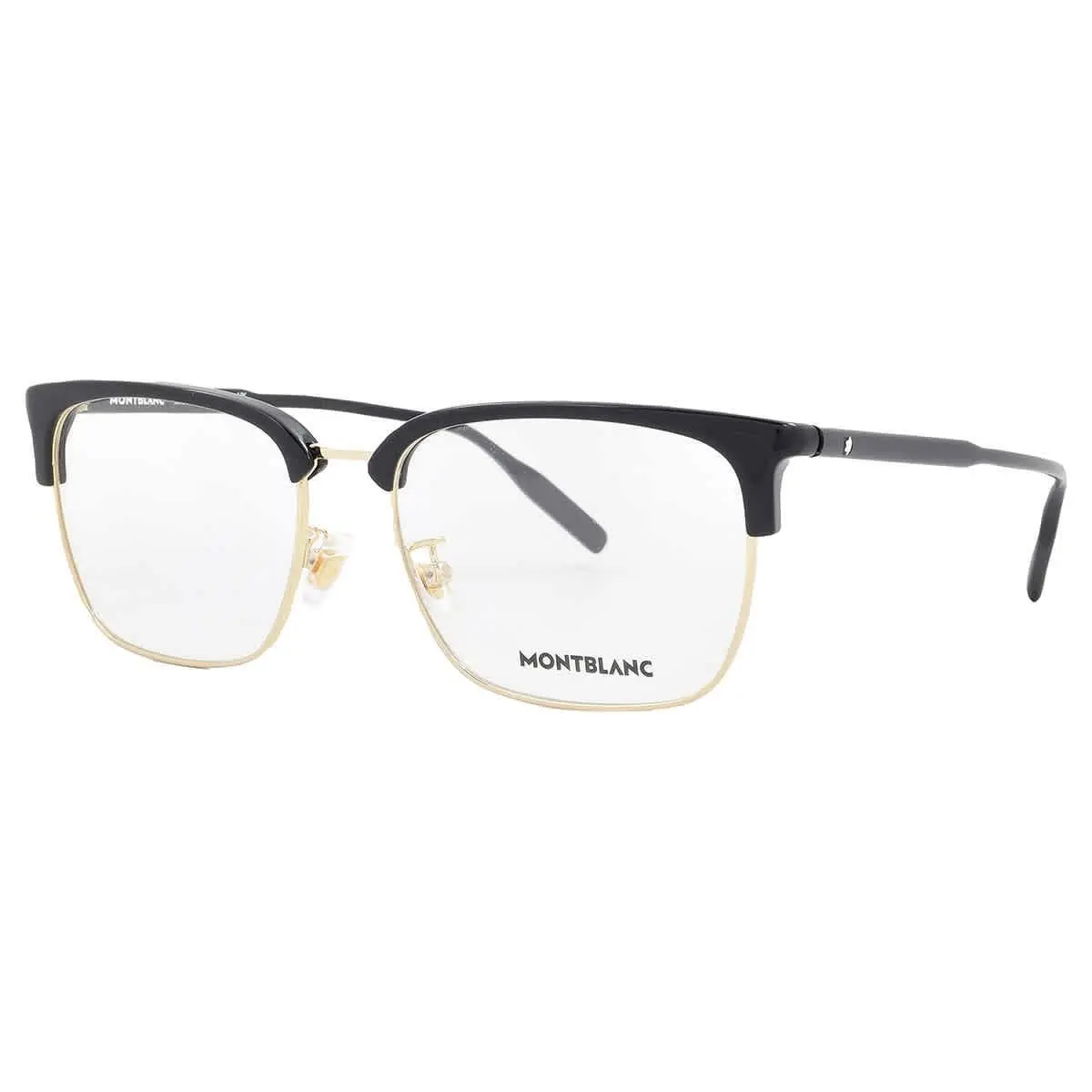 Montblanc Demo Square Men`s Eyeglasses MB0199OA 006 56 MB0199OA 006 56