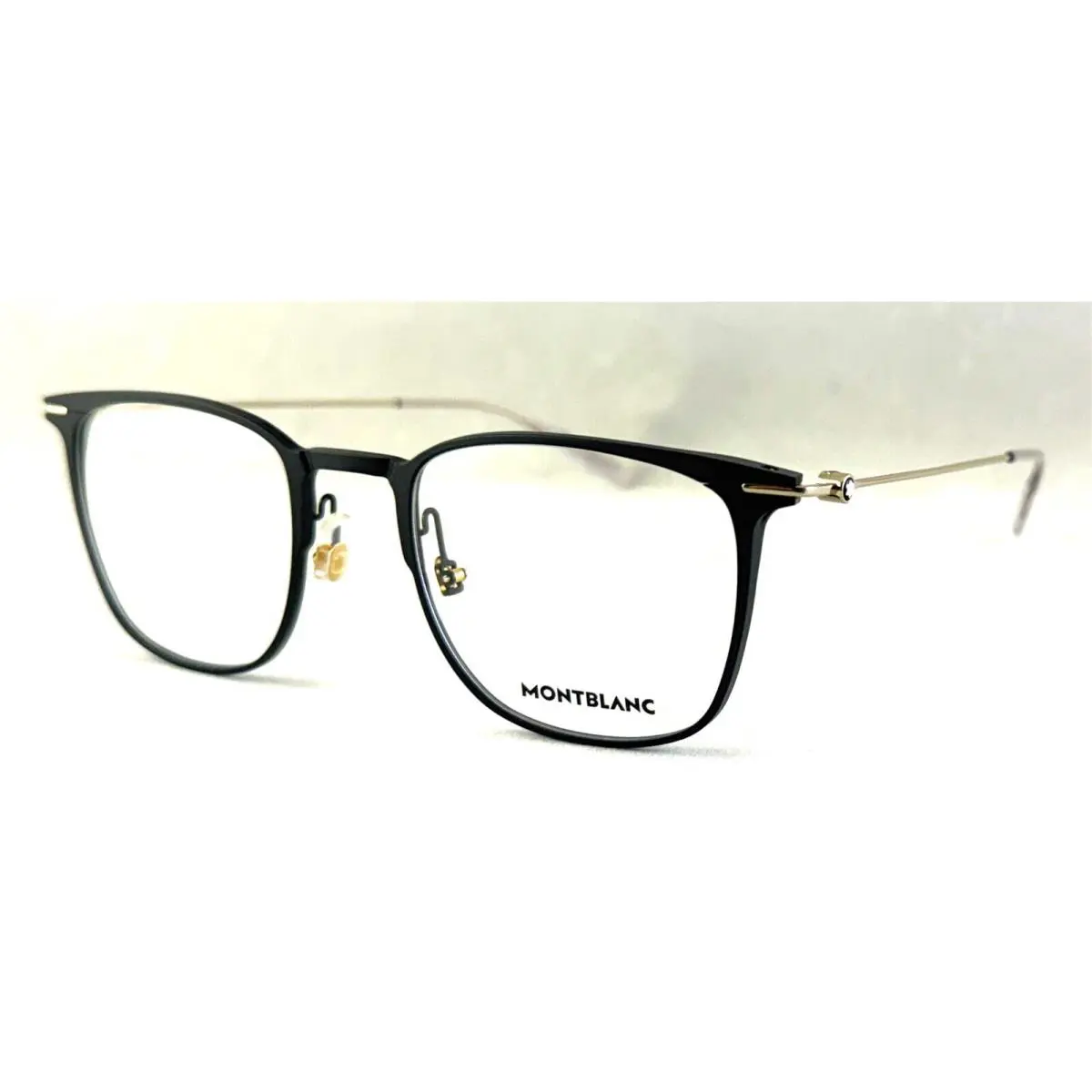 Montblanc MB0356O MB 0356O 001 Black/gold Frame Eyeglasses 51-21-145