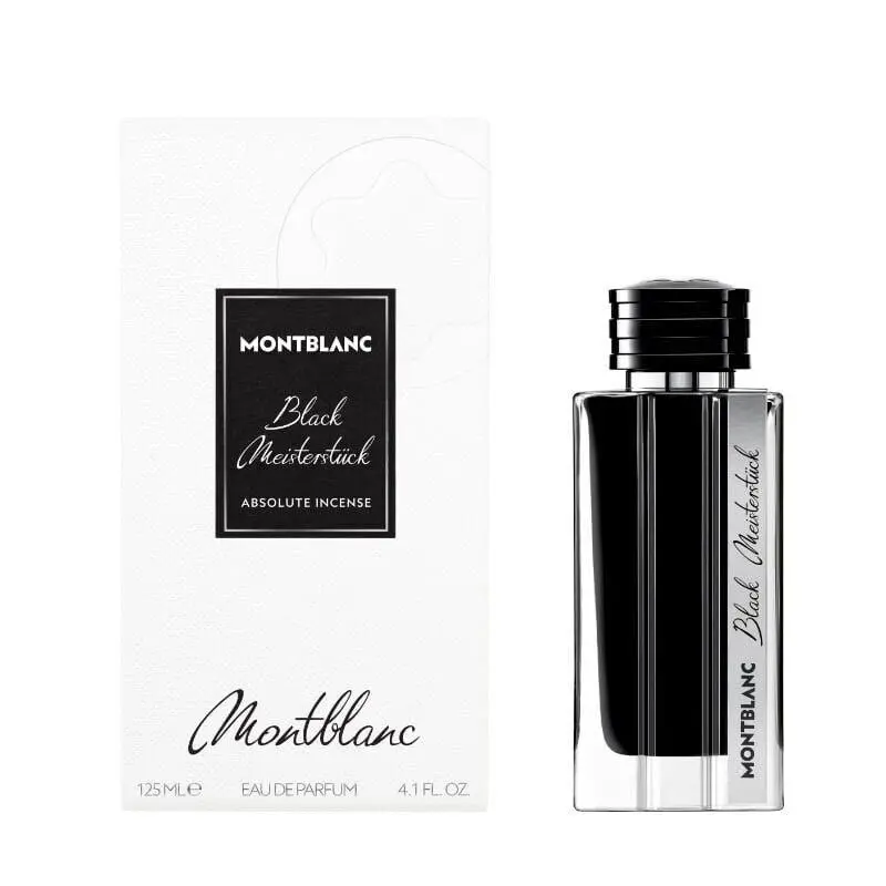 Montblanc Mont Blanc Black Meisterstick Absolute Incense Edp 4.1 oz 125 ml For Men New