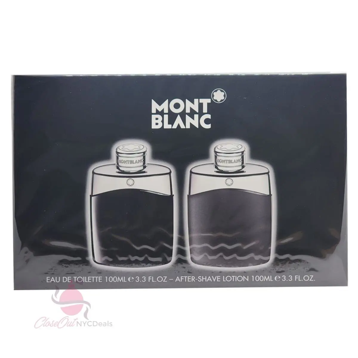 Montblanc Mont Blanc Legend Cologne 2 PC Gift Set Men-3.3 oz Edt Spray+3.3 oz A/s/lotion