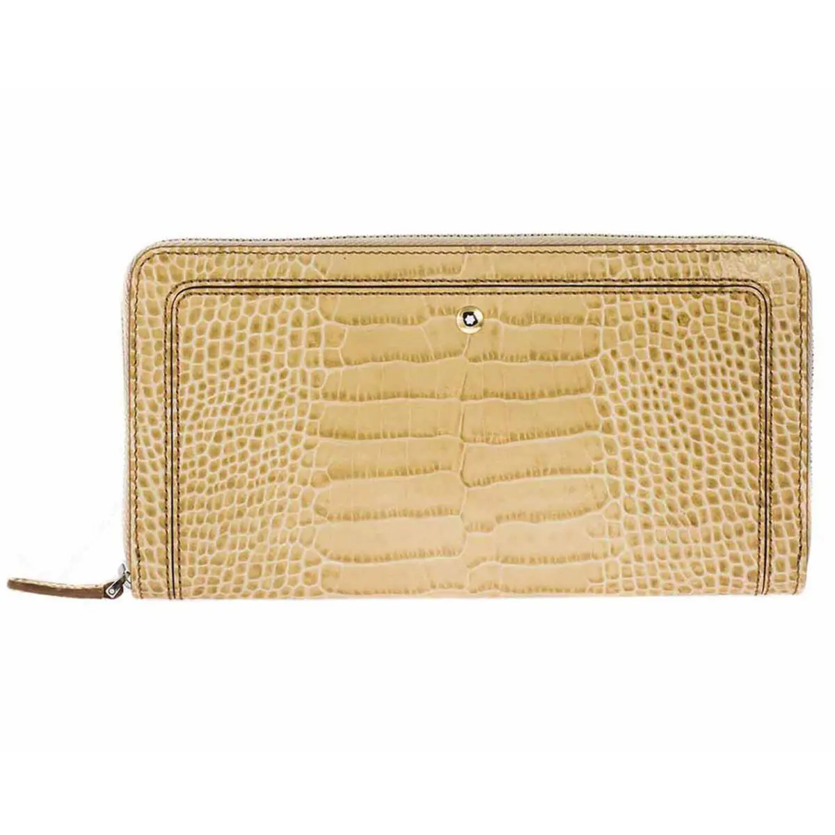 Montblanc 107614 La Vie de Bohème 8 cc Zipper Coin Case Sand Wallet