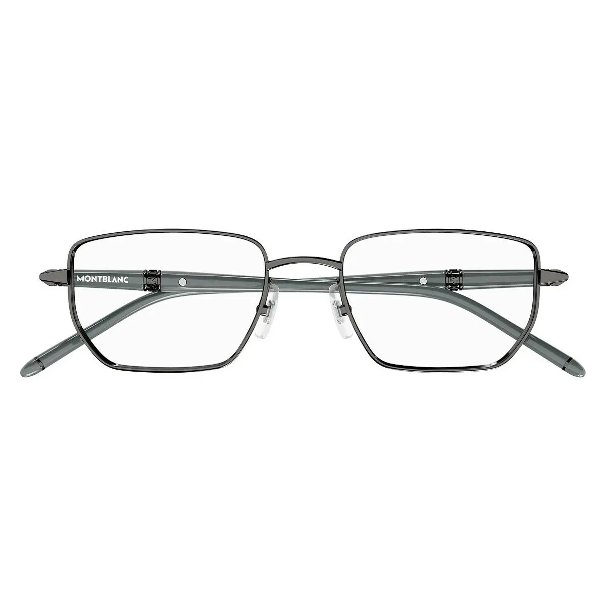 Montblanc MB0347O Eyeglasses Men Gunmetal/gray 54mm
