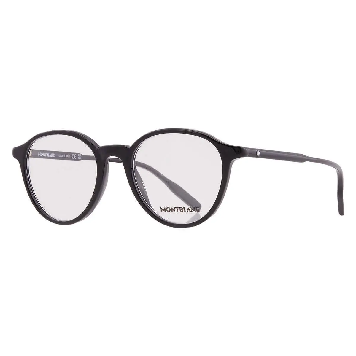 Montblanc Demo Round Men`s Eyeglasses MB0291O 001 50 MB0291O 001 50