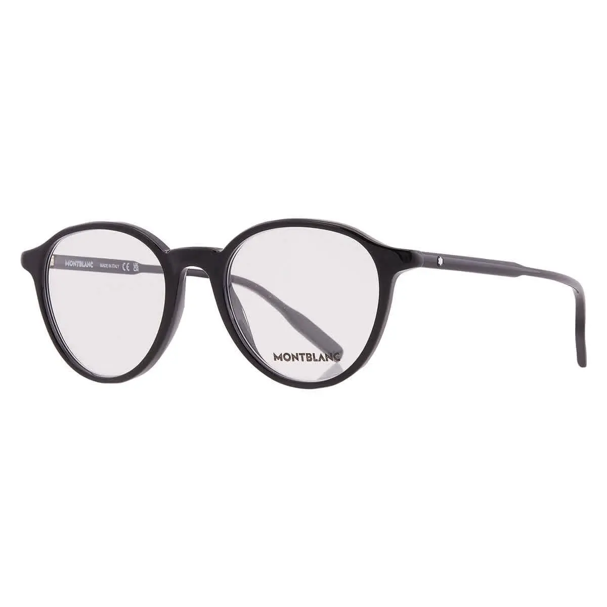 Montblanc Demo Round Men`s Eyeglasses MB0291O 001 50 MB0291O 001 50
