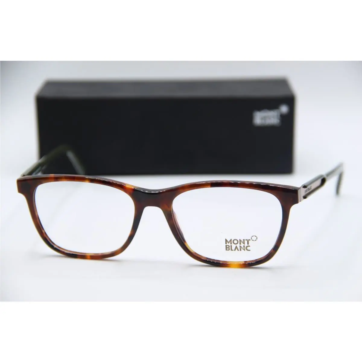 Montblanc MB 631 A56 Tort Green Designer Eyeglasses W/case 54-17