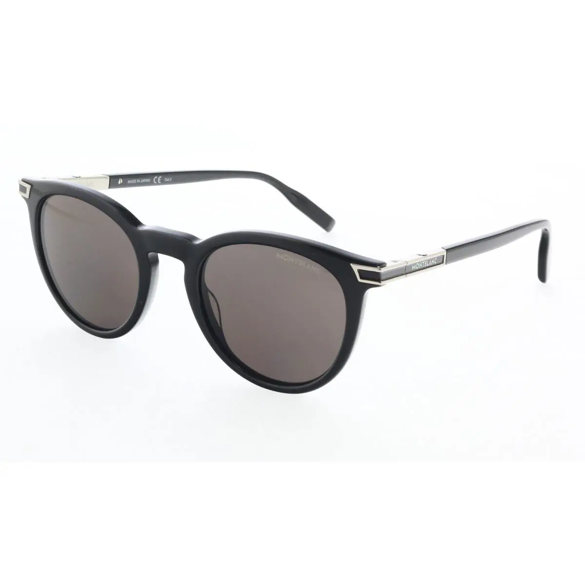Montblanc MB0041S-001 Black Round Sunglasses