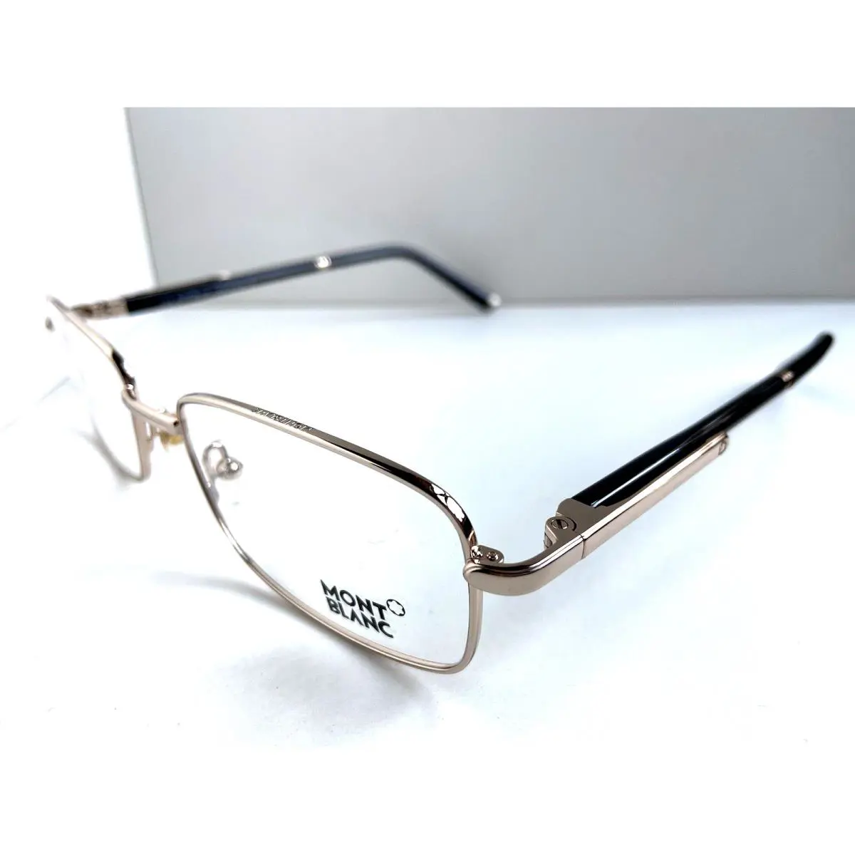 Montblanc MB 484 028 Gold 56mm Men`s Eyeglasses Frame