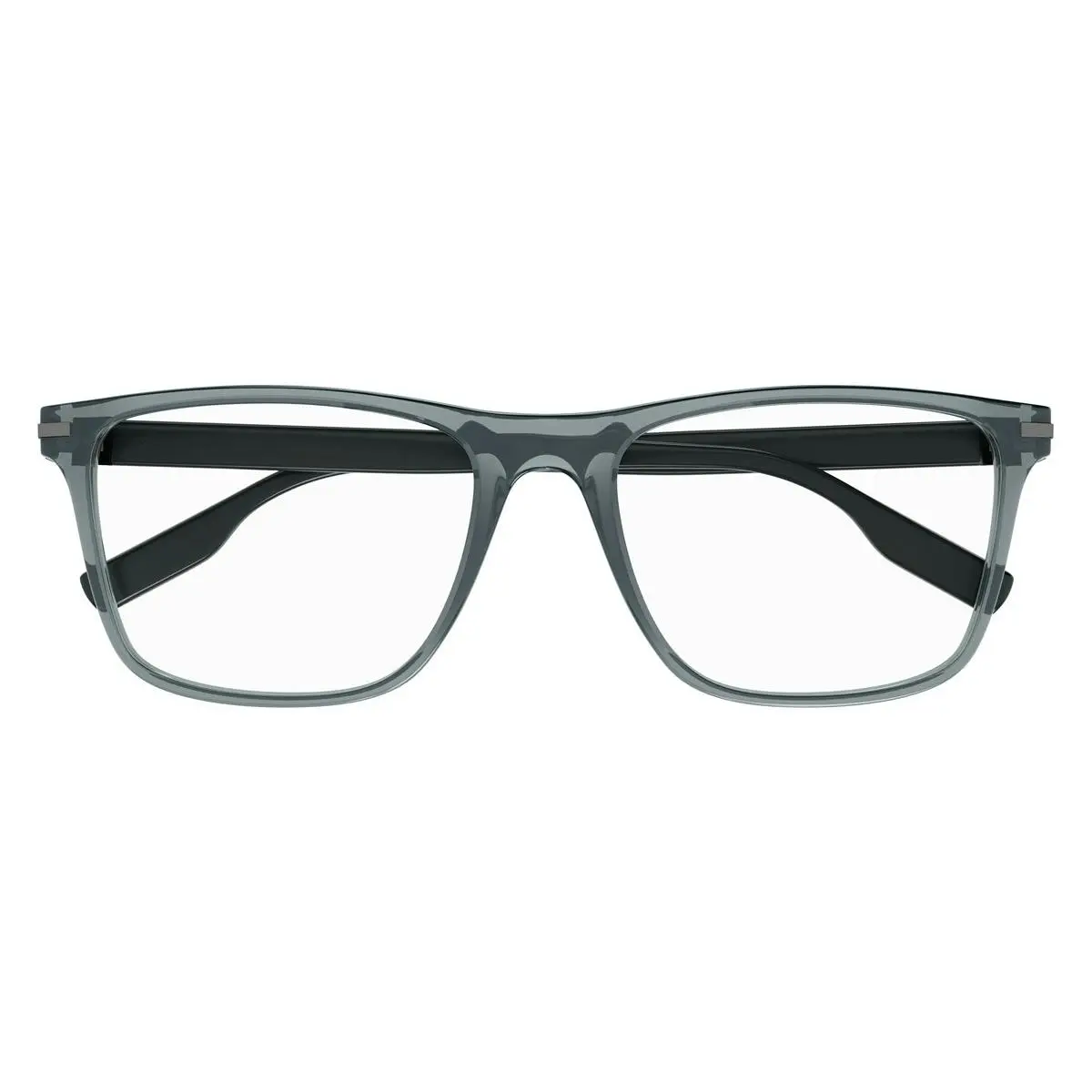 Montblanc MB0251O Eyeglasses Men Gray/green Square 54mm
