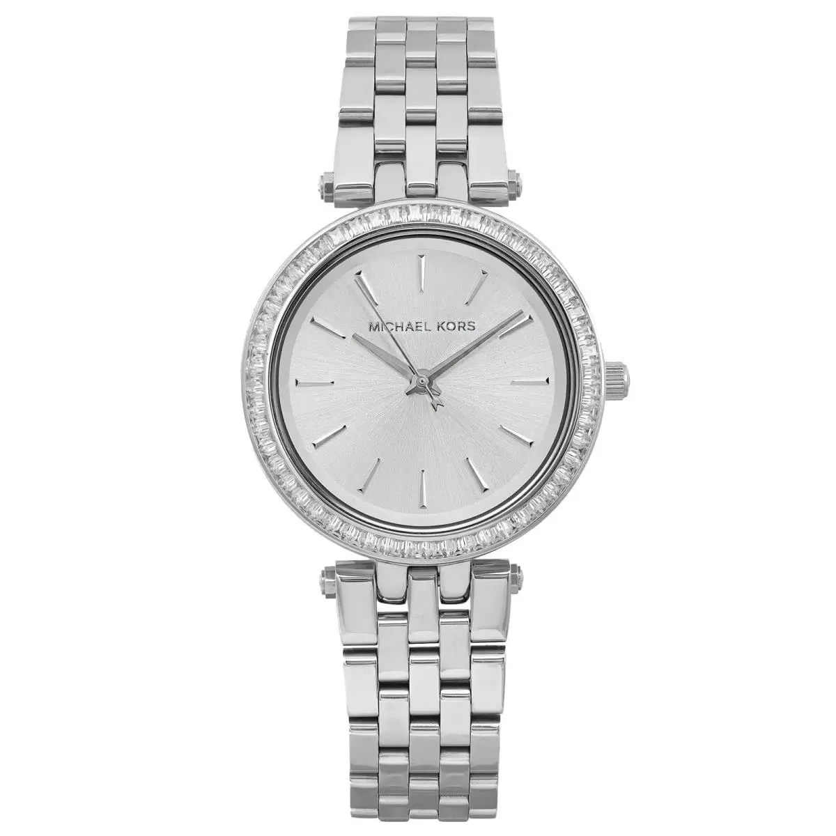 Michael Kors Mini Darci 33mm Steel Silver Dial Ladies Quartz Watch MK3364