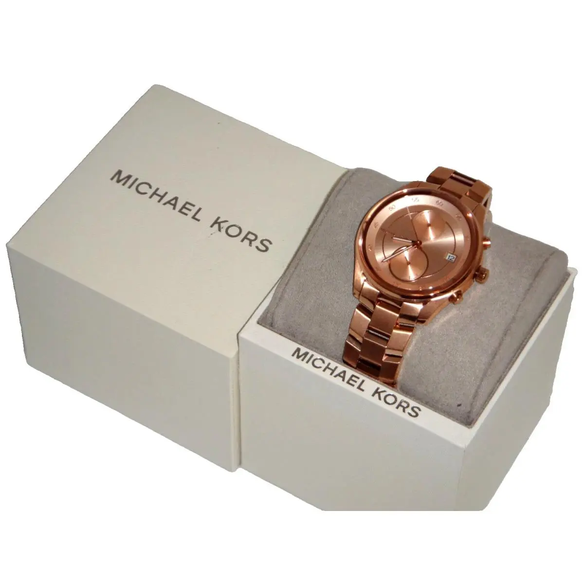 Women`s MK Briar Rose Gold S/steel Multi-function Watch 40mm MK6465 by Michael Kors