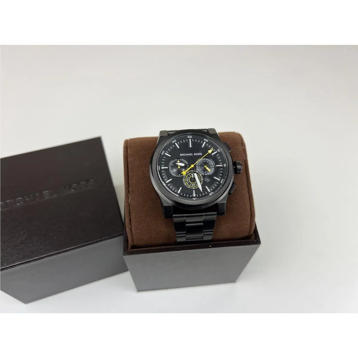 MK8600 Grayson Bracelet Watch In Black 44mm by Michael Kors