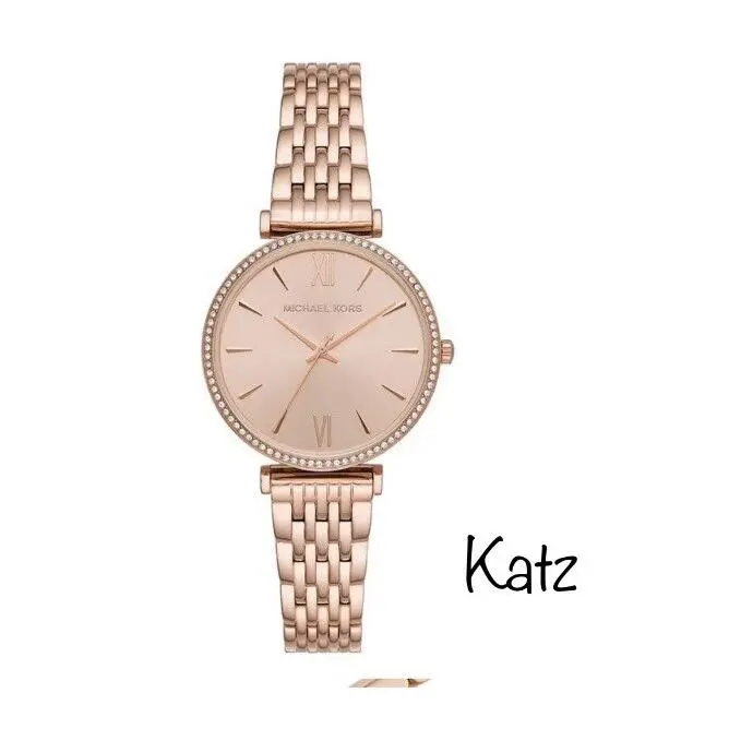 Michael Kors Women`s Maisie Three-hand Rose Gold-tone Watch MK4421.NIB