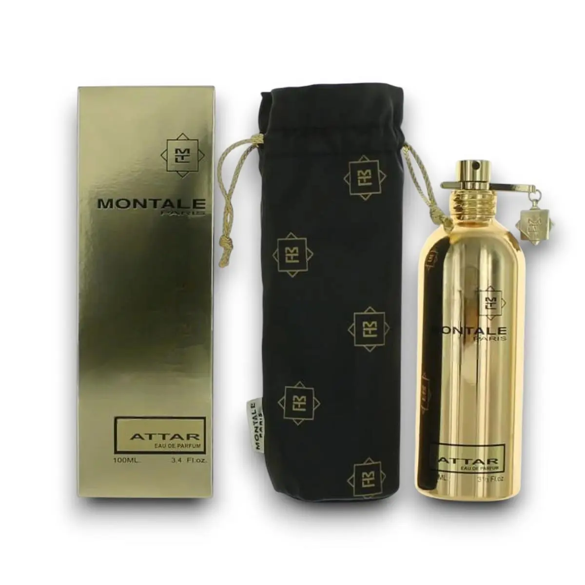 Montale Attar Eau de Parfum Spray 3.3/3.4 oz Box Lot 410218