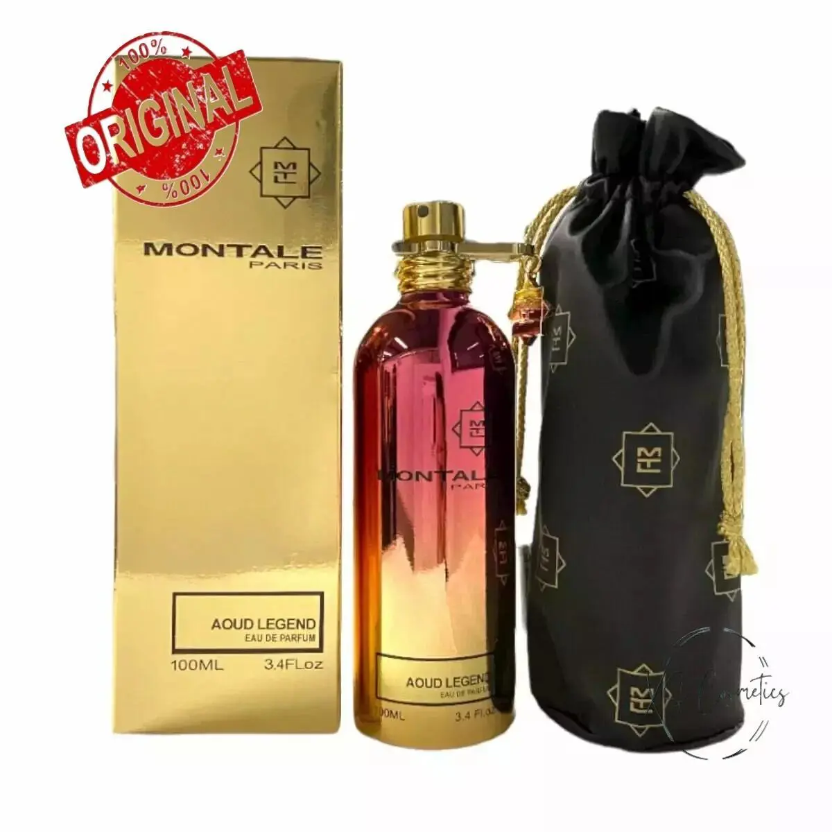 Montale Aoud Legend by Montale 3.3/ 3.4 oz Edp Spray Lot 134420
