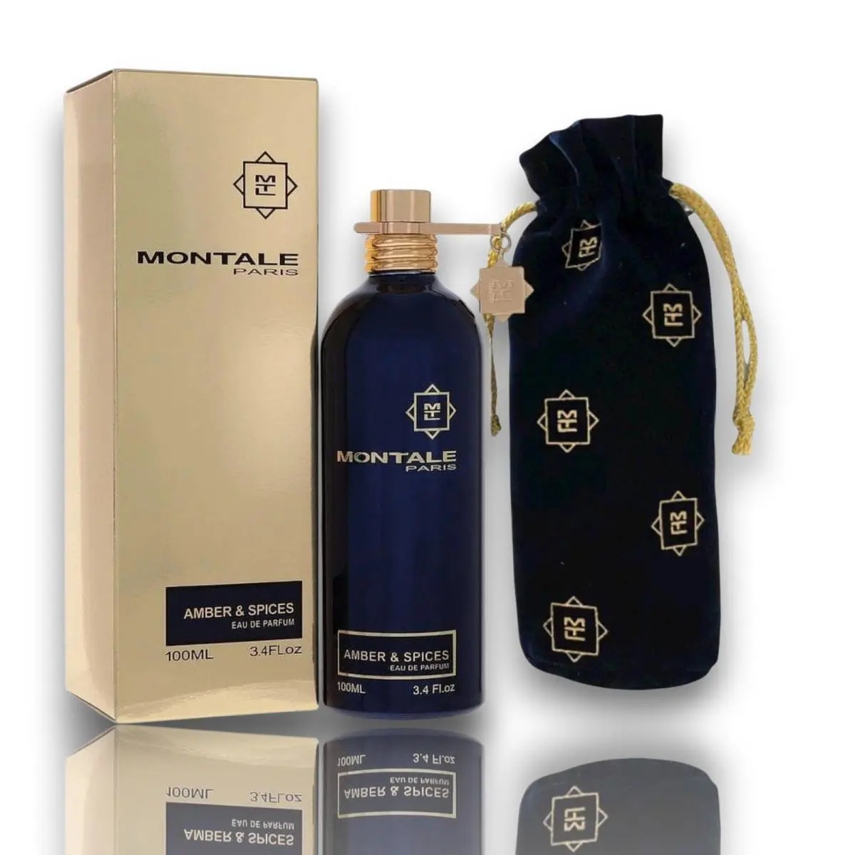 Montale Amber Spices Eau De Parfum 3.4 oz 100 ml Spray Unisex Lot 113821