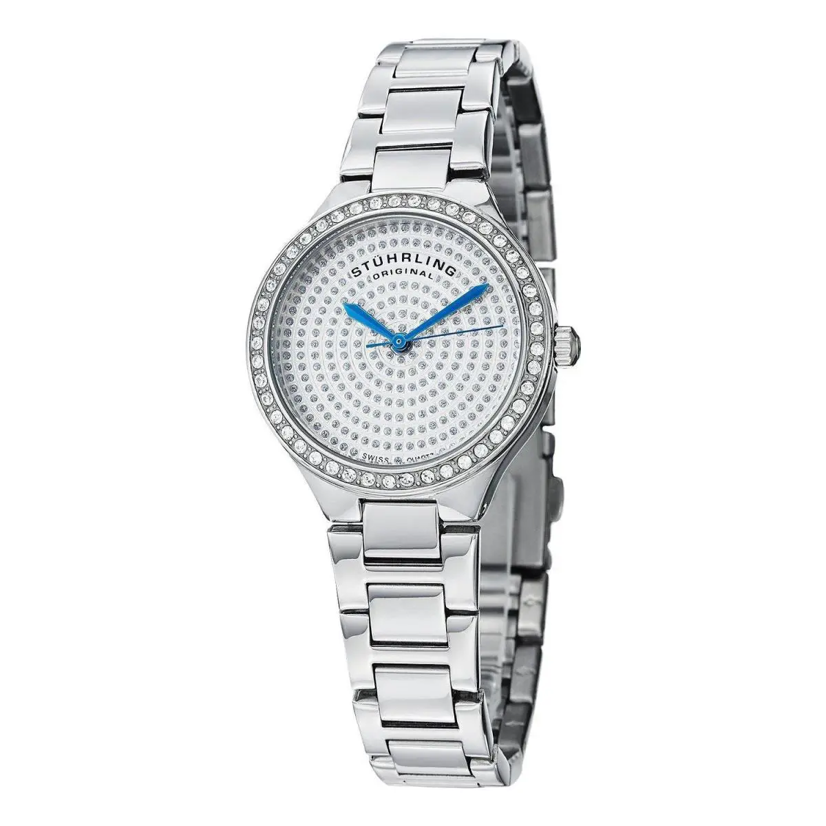 Stuhrling Symphony 683 Women`s 32mm Silver Steel Bracelet Case Watch 683.01 by Stührling